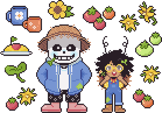 Character sheet for Farmer!Goki-chan